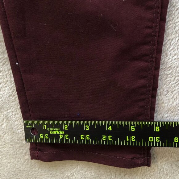 NWT Apt. 9 Women’s Pants Size 12 Skinny Leg Modern Fit Classic Casual Red Ankle - Picture 4 of 16